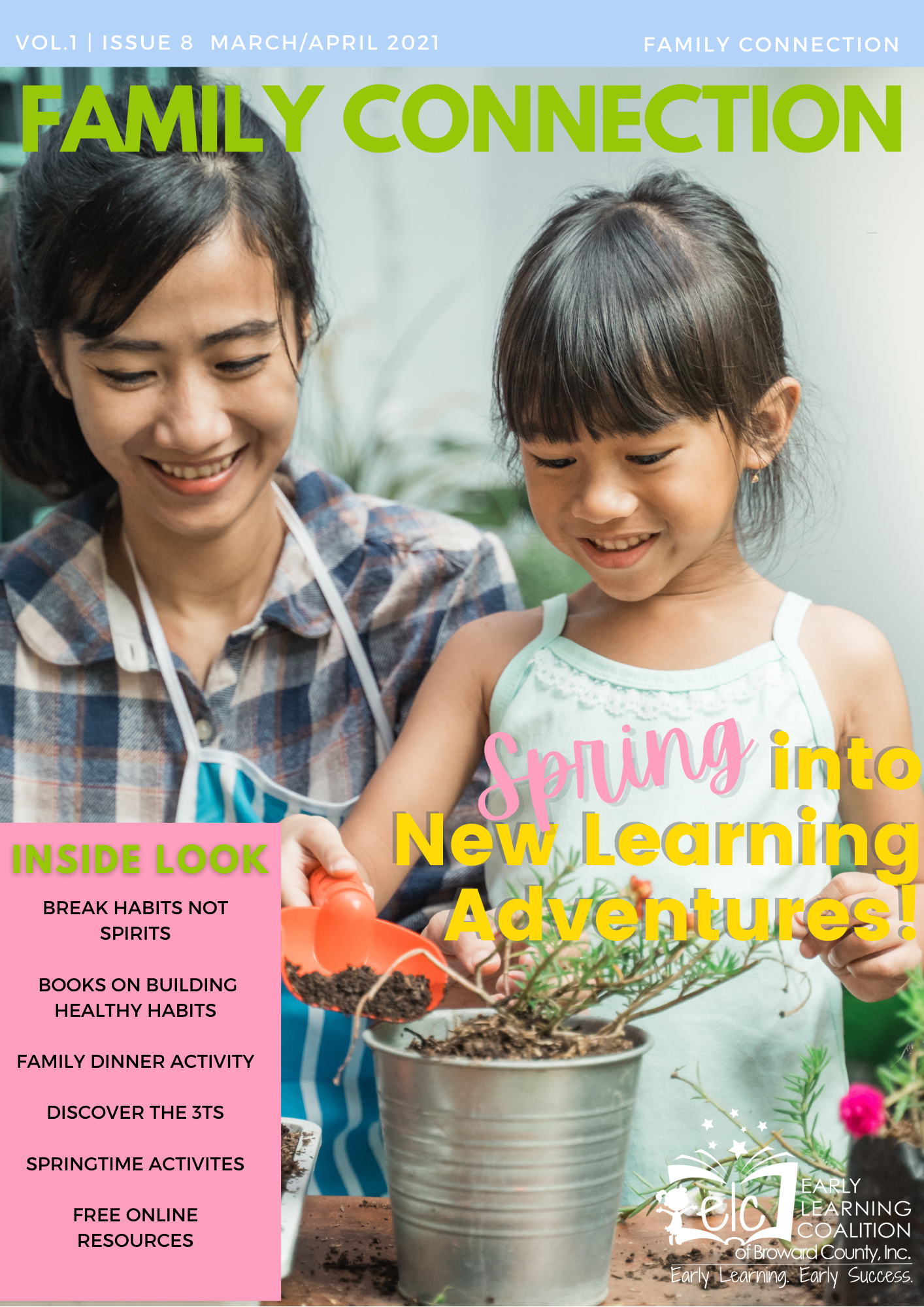 March April Family Connection Magazine Cover