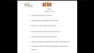 January PLAN Meeting image